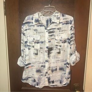 Women’s Calvin Klein Button Down Blouse Size Large